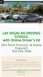 Mobile Screenshot of lasvegasnvdrivingschool.com