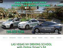 Tablet Screenshot of lasvegasnvdrivingschool.com